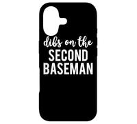 Dibs On The Second Baseman Funny Second Baseman's Wife Case for iPhone 17