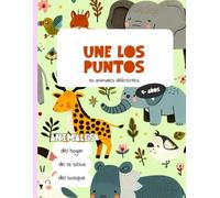 Dibujos Ocultos de Animales: Une los Puntos: Libro de actividades divertido de conecta los puntos con 30 figuras de hogar, selva y bosque para mejorar coordinación y atención.