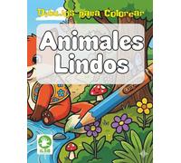 Dibujos para Colorear: Animales Lindos: 12 Páginas para Colorear para Ti