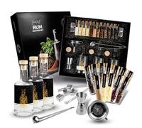 DIBYS Make Your Own Rum Kit | Rum Infusion Kit with 12 Natural Botanicals & Accessories | DIY Rum Making Kit with 4 Recipes | Rum Lovers Gifts for Men & Women | Elegant Alcohol Spice Set for Adults