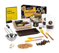 DIBYS Dubai Chocolate Making Kit - DIY Set with Pistachio Cream and Kataifi Pastry - Make Your Own Dubai Chocolate Bar - All Ingriedients and Eatable Gold