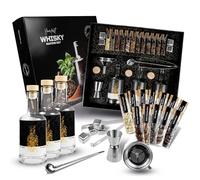 DIBYS Make Your Own Whiskey Kit with 12 Natural Botanicals & Accessories | DIY Whiskey Infusion Kit with 4 Recipe Cards for Cocktails | Whisky Lovers Gifts for Men & Women | Tasting & Making Set