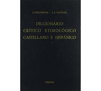 Diccionario Critico Etimologico Castellano E Hispanico, Vol. 4