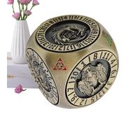 Dice - 1-2cm Metal Game with Magnetic Storage Box Family Bar Classroom Office Gatherings, Portable Tabletop Dice for Competition, Party and Relaxing Entertainment