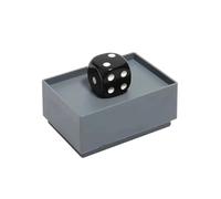 Dice 7 Black Die And Box Number Change Close Magic Tricks Prop Gimmick Accessory