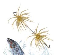 Dice Artificial Bait | 2 Pieces Realistic Sea Hedgehog Colorful Slow Sinking - Sea Urchin Bait - For and Salt Waters Rivers Streams Artificial Lakes Lakes Shore Ponds