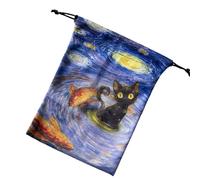 Dice Bag - Tarot Card Drawstring Pouch | Drawstring Dice Holders Storage | Bags Pouch for Tarot Cards | Deck Protective Case | Small Jewellery Pouch | Knitting Needle Bag, Multicolor, Refer to