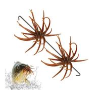 Dice Bait - 2 Pieces Floating, Soft, Realistic Sea Urchin, Slow Sinking - Sea Urchin Bait | For Waters: Rivers, Lakes, Streams, Ponds, Basins And Along The Banks