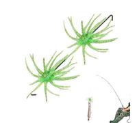 Dice Bait - 2 Pieces Realistic Sea Hedgehog Colorful Slow Sinking - Hairy Nut Baits | for Freshwater and Salt Water Rivers Lakes Streams Invaded Along the Banks