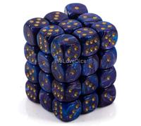 Dice Block with 36 d6 Lustrous Purple w/gold (US IMPORT)
