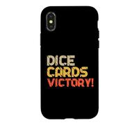 Dice Cards Victory Game Night Case for iPhone X/XS