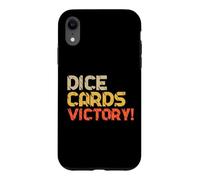 Dice Cards Victory Game Night Case for iPhone XR