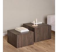 Dice Coffee Table - Square - Ash Smoked - Set of 2