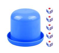 Dice Cup Set - Build, Dice Tumbler | Compact Lid Cover, Game Cup With 5 Pieces, Fun Party Accessory For Bar Table Games, Home Family, Play, Gatherings Friends