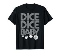 "Dice Dice Baby" | Nerdy Polyhedral Dice Set RPG Retro Geek T-Shirt