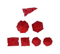 Dice for the game: These game dice are a set of 7 pieces, with realistic designs and that are numbered for greater clarity. Severely made by 3D printing, they need the