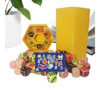 Dice Games, Fast-Playing Toss Set, Interactive Board Challenge, Compact Travel Design, Fun Activity Pack, Ideal for Kids, Teens, School, Party, Picnic, Camping, Trip, Home Use