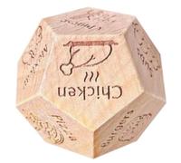 Dice Games, Food Dice, Dices | Wood Date Night Dicing gamiing | Couple Food ddice Decider For Women Men Girlfriend Boyfriend, 12-Side Fun Dating Dicee, Dinner Decision Dicce, Stocking Filler