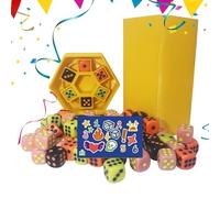 Dice Games for Adults | Trash Dice Game for Party,Interactive Multiplayer Activities for Teens Women Men Entertainment Travel Trip Camping Party Classroom