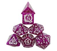 Dice Games Kids, Dragon Dice Set, Tabletop Role Play Toy, Multi Sided Dices Pack, for Camping Party Gathering Home Family Classroom School Fun Learning 2.76x1.97x1.97 inches