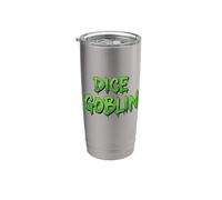 DICE Goblin Funny Luck Based Table Top Gaming Dice Gamer Die Stainless Steel Insulated Tumbler