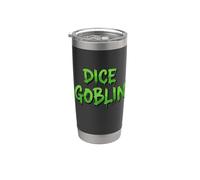 Dice Goblin Tabletop Gaming Rolling Cube Polyhedral Pi Die Stainless Steel Insulated Tumbler