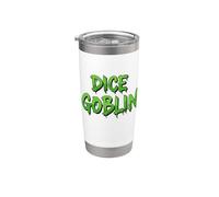 Dice Goblin Tabletop Gaming Rolling Cube Polyhedral Pi Die Stainless Steel Insulated Tumbler
