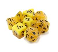 Dice Goblin The Beekeeper RPG Polyhedral DnD Dice (8 Piece) 1 of 12 Misfits & Mayhem Collectible Series with Bag & Sticker
