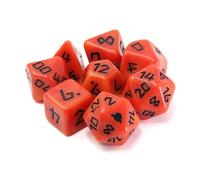 Dice Goblin The Fiendish RPG Polyhedral Dice (8 Piece) 1 of 12 Misfits & Mayhem Collectible Series with Bag & Sticker