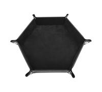 Dice Holder Tray, PU Leather Holder and Dice Rolling Mat | Portable Dice Holder and Board Game Storage Bowl, Dice Tray for Christmas, Family and Friends