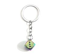 Dice Keychain, Auto Keychain, Good Luck, 3D Alloy Car Pendant, bag charms Accessories