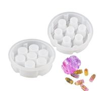 Dice Molds - Dices Storage Mold Box | TRE-asure Ch-est Dice Mold - Dices Resin, Silicone, Silicone Storage Box, Small Epoxy Resin Molds. Suitable for DIY Tabletop Games Favorite and Add Any Element