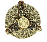 Dice Piece, Roulette Dice | Unique Polyhedral Cool Dice | Fidget Toys, Roulette Spinner, Role Playing Dice, Metal Dice for Table Game Toy Accessories