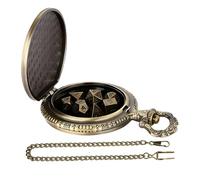 Dice Set - High Precision Weighted Metal Polyhedron, Heavy Hand-Feel Zinc Alloy, Vintage Pocket Watch Case Pendant, Accessory Case TTRPG - For Game Masters Adults Tabletop RPG Adventure