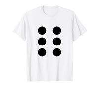 Dice Side Six, 6 Dots, Board Games, Roleplay T-Shirt