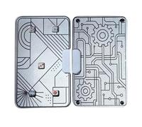 Dice Spinner - Stainless Steel Mechanical Board Games, Automatic 9.5x5.5cm, Anti-Stress Toys | Versatile Focus for Men Husband Dad Office Travel Home Car Party Daily A