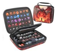 Dice Storage Case Dice Bag Dice throne dnd dice tray dice holder dnd dice storage dice case Multifunctional storage Organizer Role Playing Game for Rpg Table Game (A)