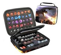 Dice Storage Case Dice Bag Dice throne dnd dice tray dice holder dnd dice storage dice case Multifunctional storage Organizer Role Playing Game for Rpg Table Game (D)