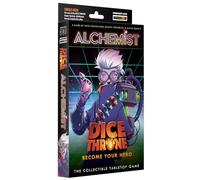 Dice Throne | Dice Throne Alchemist Accessory Pack | Accessory Pack, Painted Hero Sculpt, Acrylic Tokens, And 50 Card Sleeves | 1+ Players | Not Applicable