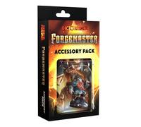 Dice Throne | Dice Throne Forgemaster Accessory Pack | Premium Tabletop Game Accessory, Painted Hero Sculpt, Acrylic Tokens, 50 Card Sleeves, 3 Bonus Cards | 1+ Players | Playing Time Varies