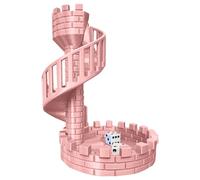 Dice Tower Castle - Desktop Dice Rolling Tower for Board Games | Ancient Roman Castle Themed Sieve Towers, Decorative Gaming Accessory for Dungeon and Dragon, RPG Tabletop Games, Party Play