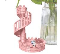 Dice Tower Castle Stairs, Middle Ages Style Dice Tower, Dice Tower Castle Sieve Tower Ornaments, Portable Dice Tower Board Game Suitable For Family Gathering, Party