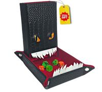 Dice Tray and Dice Tower - DND Dice Tray, Dice Box Storage for Dice and Removable Dice Tower - 2 in 1 Dice Rolling Tray, Storage and Tower - Perfect for RPG and Tabletop Gaming (Dragon Slayer)