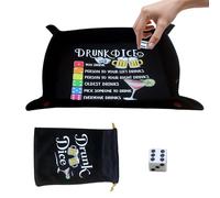 Dice Tray: Durable Pocket Dice Board Games, Professional Gaming Equipment, Cute Interactive Accessory for, Advanced Roll Protection |
