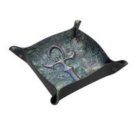 Dice Tray For Tabletop Games and RPG compatible with Vampire: The Masquerade, World Of Darkness - Vampiric Ankh