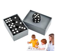 Dice Tricks - ABS + 13.5x10cm | Club Dice Games | Playing Dicee | Novelty Magicians Dicee Obedient Props Funny Performance Toy, Six-Sided Dices Game D6 Set Smoother Rolling No Harmful Materials