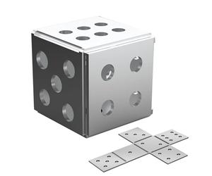 Dice Welding Coupon Set - 1.65 Inch Steel Training Tool | Accurately Machined - Durable Welding Exercise Dice For Beginning Welders, Improve Skills At Home In The Workplate
