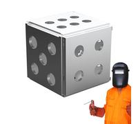 Dice Welding Kit,Dice Welding Kit | Coupon Welding Kit Dice | Welding Exercise Part Handmade Welding Practice Kit for Intermediate Welders, Welder