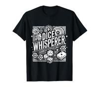 Dice Whisperer Funny Casino Player Gambling Value Graphic T-Shirt