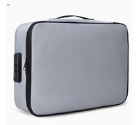 diceevil 3-Layer Fireproof Document Bag, Portable Large Capacity Water Resistant Storage Safe Boxes with Lock for Important Documents,Certificates,Passports,Legal Files and Valuables (29 * 37 * 10cm)